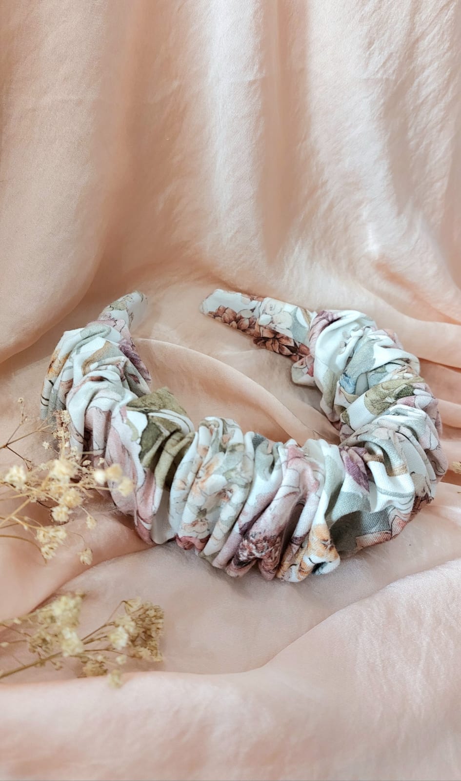 Opaska do włosów na stelażu w kwiaty