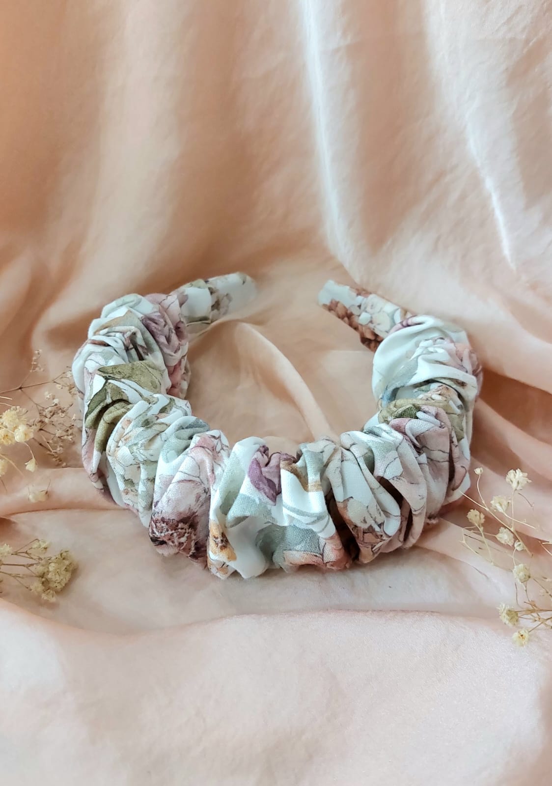 Opaska do włosów na stelażu w kwiaty